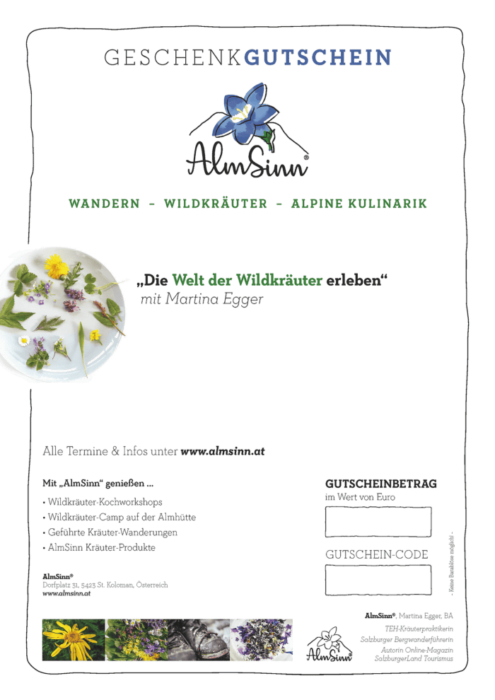 AlmSinn-Gutschein für Kurzentschlossene (PDF zum Download)